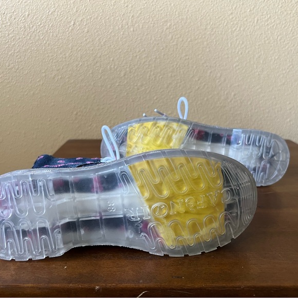 New Cafe Noir denim combat boots - Picture 7 of 9